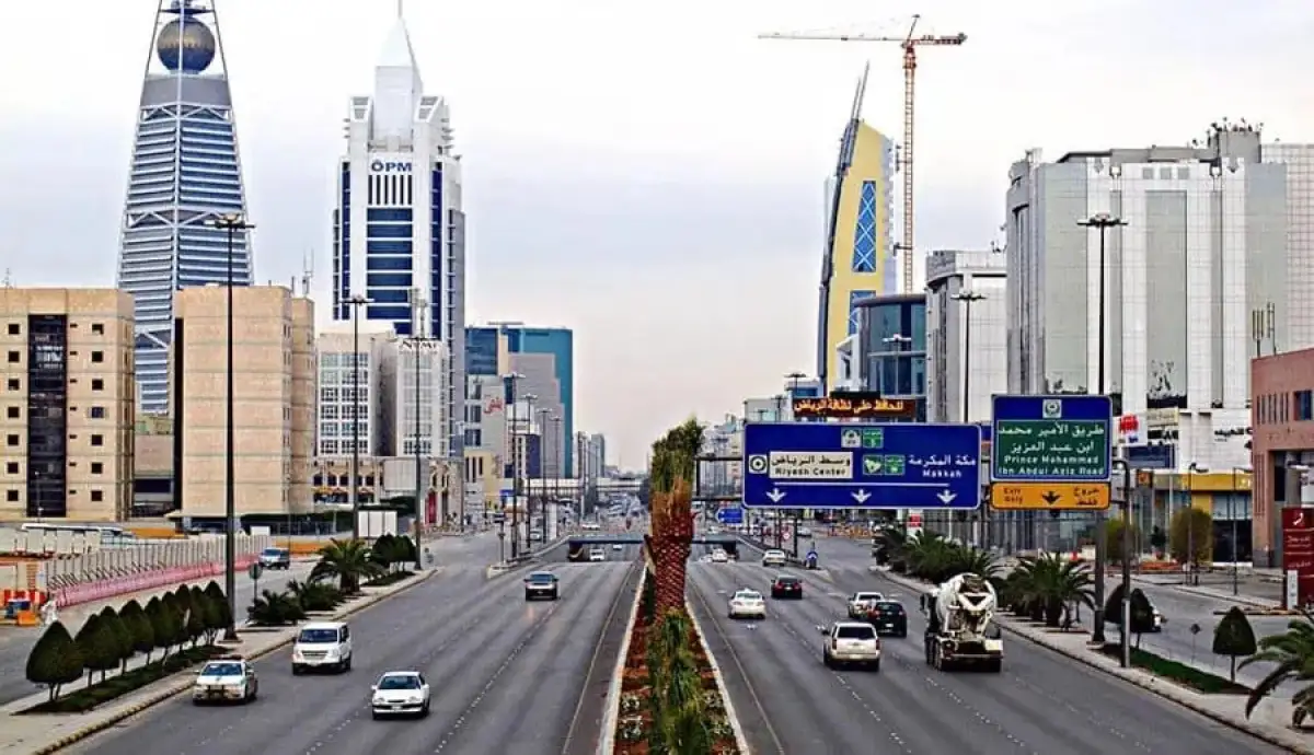 طريق الملك فهد في الرياض