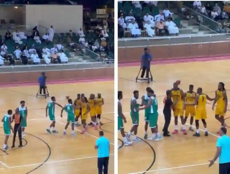 فيديو مضاربة بالأيدي بين لاعبي الاتحاد والأهلي في مكان غير متوقع 
