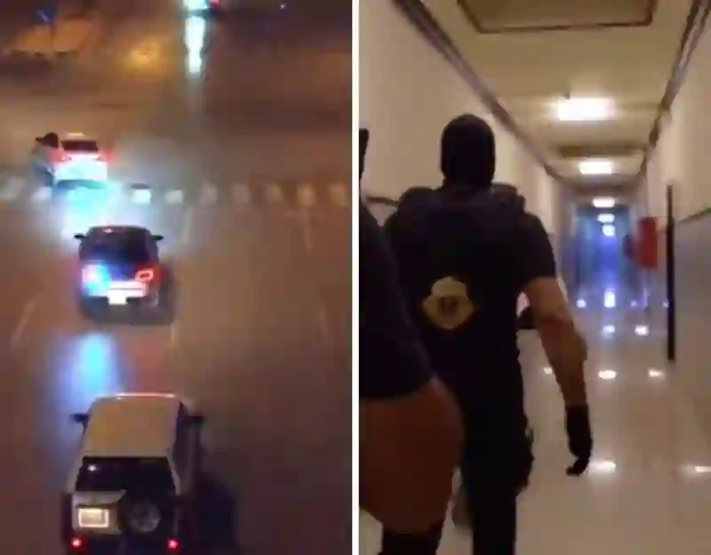 فيديو محكم من شرطة الرياض للايقاع بأكبر عصابة احتيال والكشف عن جنسياتهم
