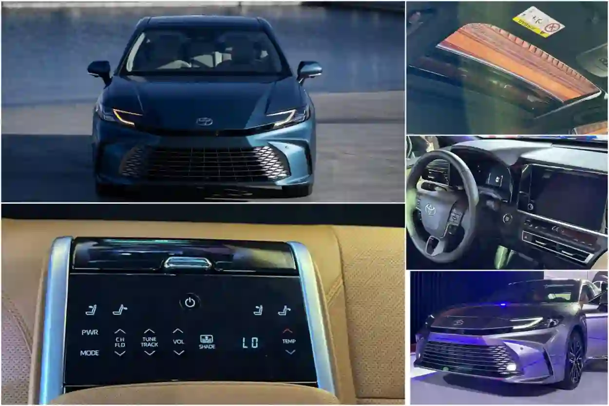 مقارنة في المواصفات والأسعار واستهلاك البنزين بين كامري 2025 لومير الهايبرد وكامري 2025 جراندي البنزين في السعودية 