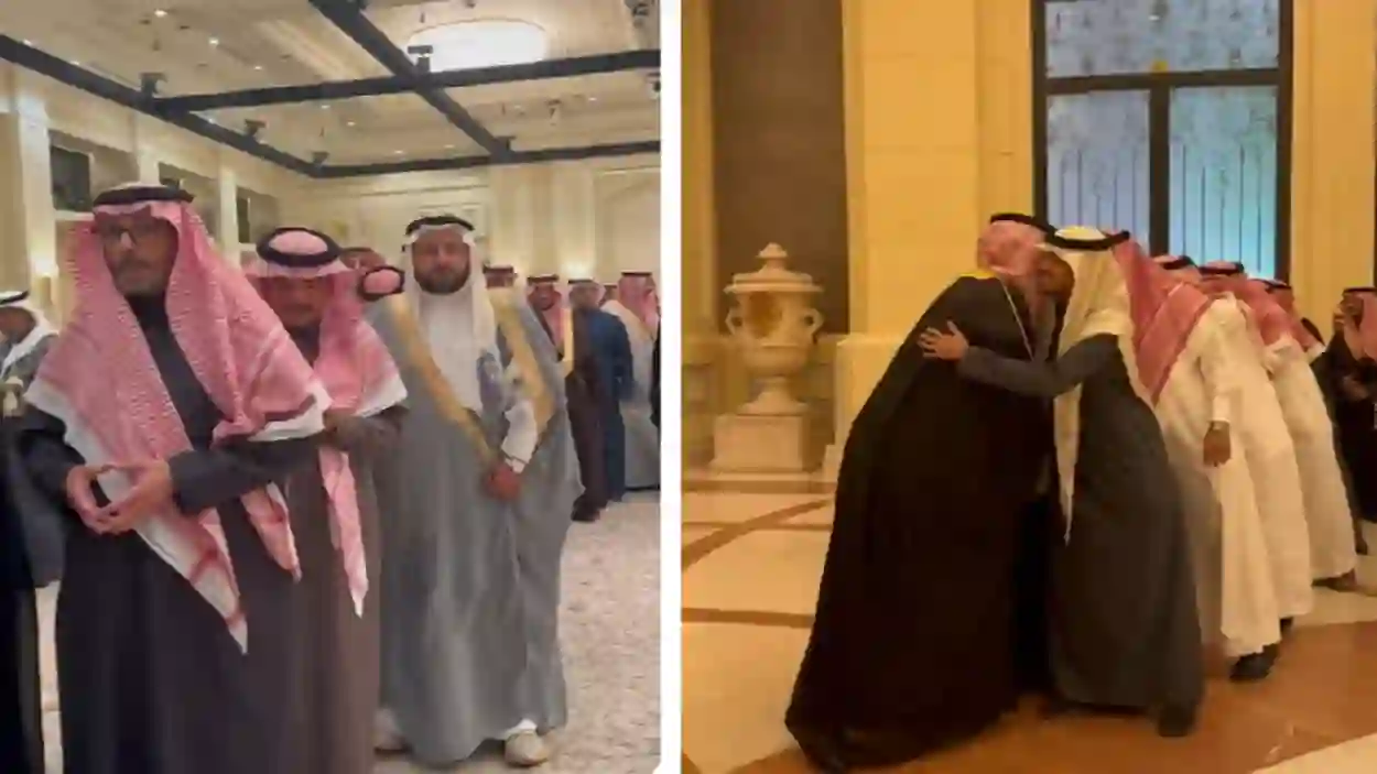 فيديو أطول طابور ضيوف لدخول حفل زواج في الرياض 