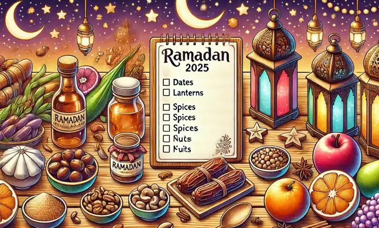 قائمة مقاضي رمضان 2025 - 1446 تحتاجها كل البيوت في السعودية 