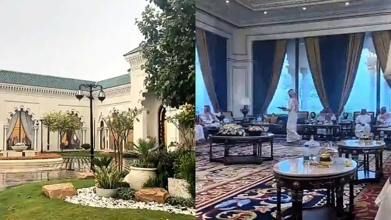 تسريب فيديو يشعل شبكات التواصل في السعودية بسبب فخامة أجمل قصر في الرياض والكشف عن موقعه ومالكه وسعره 