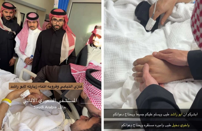 أبو حصة يروي لغازي الذيابي اخر لحظات أبو مرداع والموضوع الذي دار بينهم في السيارة قبل ثواني من الحادث 