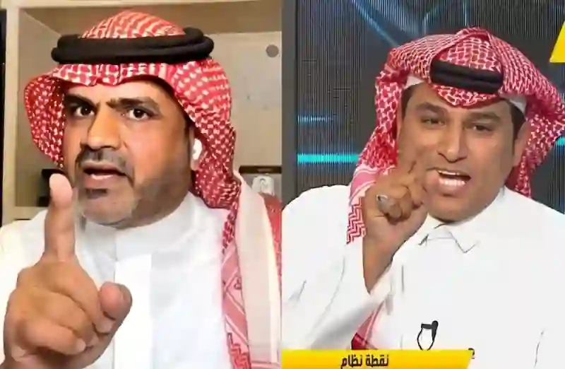 الفيديو الكامل لملاسنة حادة بين البلوي والحريري يضع اصباعه في عينه 