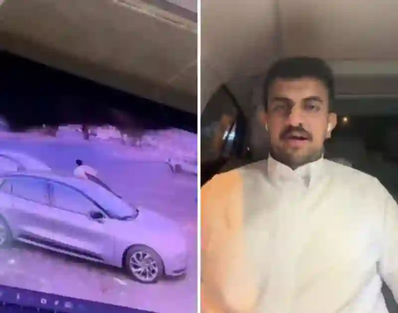 فيديو تطور هام في قضية انقاذ طفلين نسيتهم والدتهم داخل السيارة في جدة وهل تم سحب الاطفال منها؟