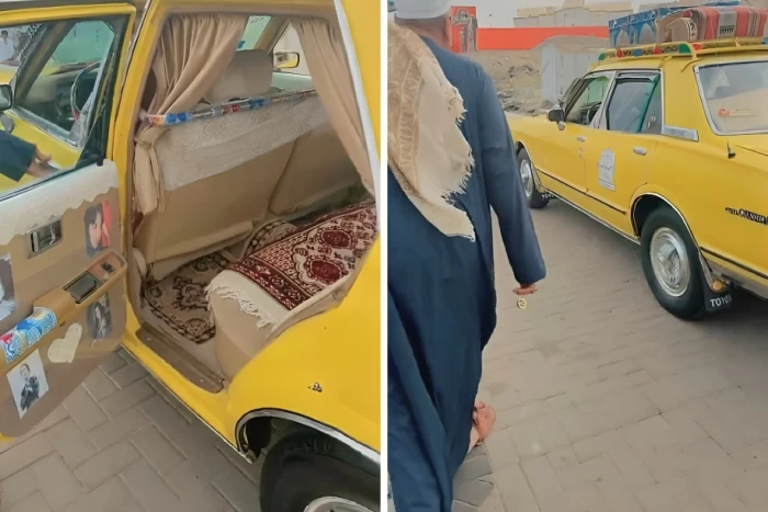 عاجل: تاكسي الغرام يظهر في مكة من جديد وهذا ما يحدث داخله بموافقة رسمية 